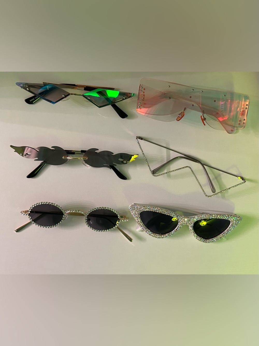 Variety of different festival glassess